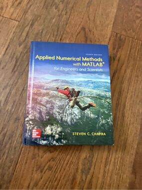 Applied Numerical Methods with MATLAB - Blue Cover by Steven C. Chapra